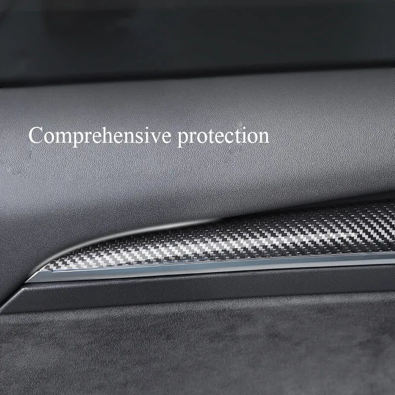 CTmods® Real Carbon Fiber Dashboard & Front Door Trim Kit For Model 3 / Y (2017–2024)