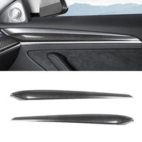 CTmods® Real Carbon Fiber Dashboard & Front Door Trim Kit For Model 3 / Y (2017–2024)