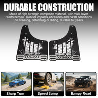 BYD Shark 6 Mud Flaps - Widened MC Style 4-Piece Splash Guards Set