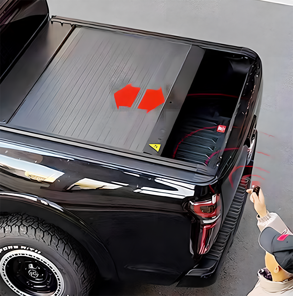 غطاء تونيو كهربائي قابل للسحب لسيارة BYD Shark 6 – ترقية سرير شاحنة تعمل بالتحكم عن بعد، آمنة ومقاومة للعوامل الجوية