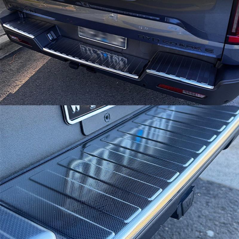BYD Shark 6 Stainless Steel Rear Bumper Protector - Trunk Sill Guard Plate