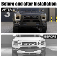 BYD Shark 6 Front Bumper Corner Guards - Front Lip Splitter Anti-Scratch Protection Kit