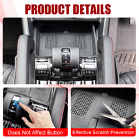 BYD SHARK 6 Center Console Silicone Liner - Non-Slip Storage Box Mat Interior Protection Pad