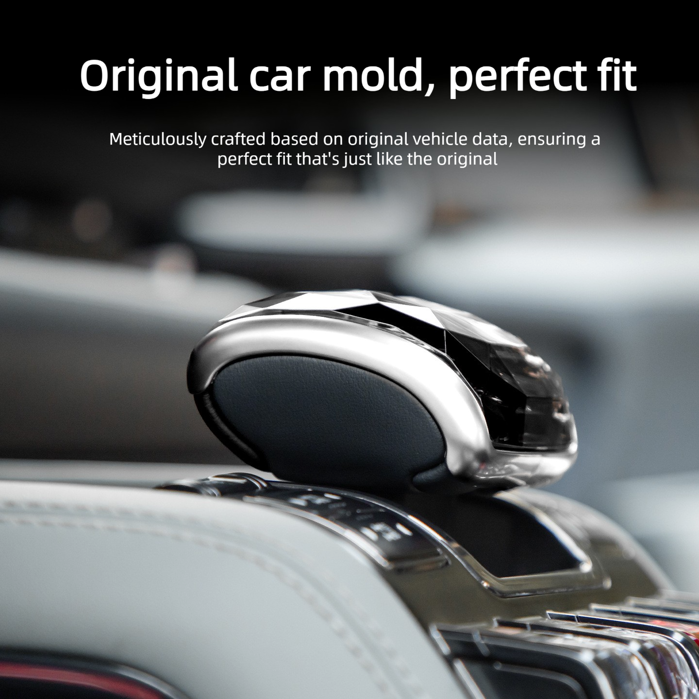 BYD SHARK 6 Crystal Gear Shift Panel - Luxury Shifter Knob Cover Interior Trim Upgrade
