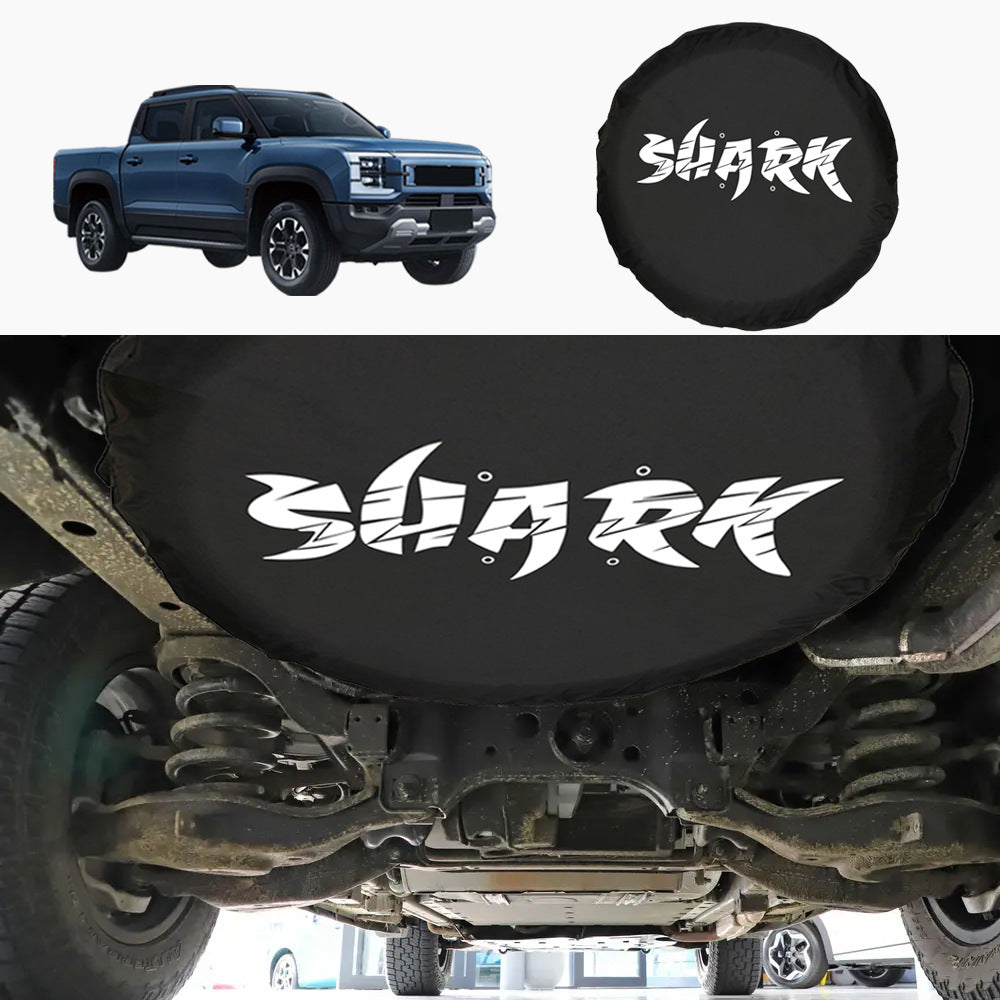 BYD SHARK 6 Spare Tire Cover - Premium Leather Tire Protection Cover