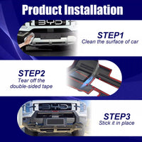 BYD Shark 6 Black Front Bumper Guard - Dark Knight Lower Skid Plate Modification Kit