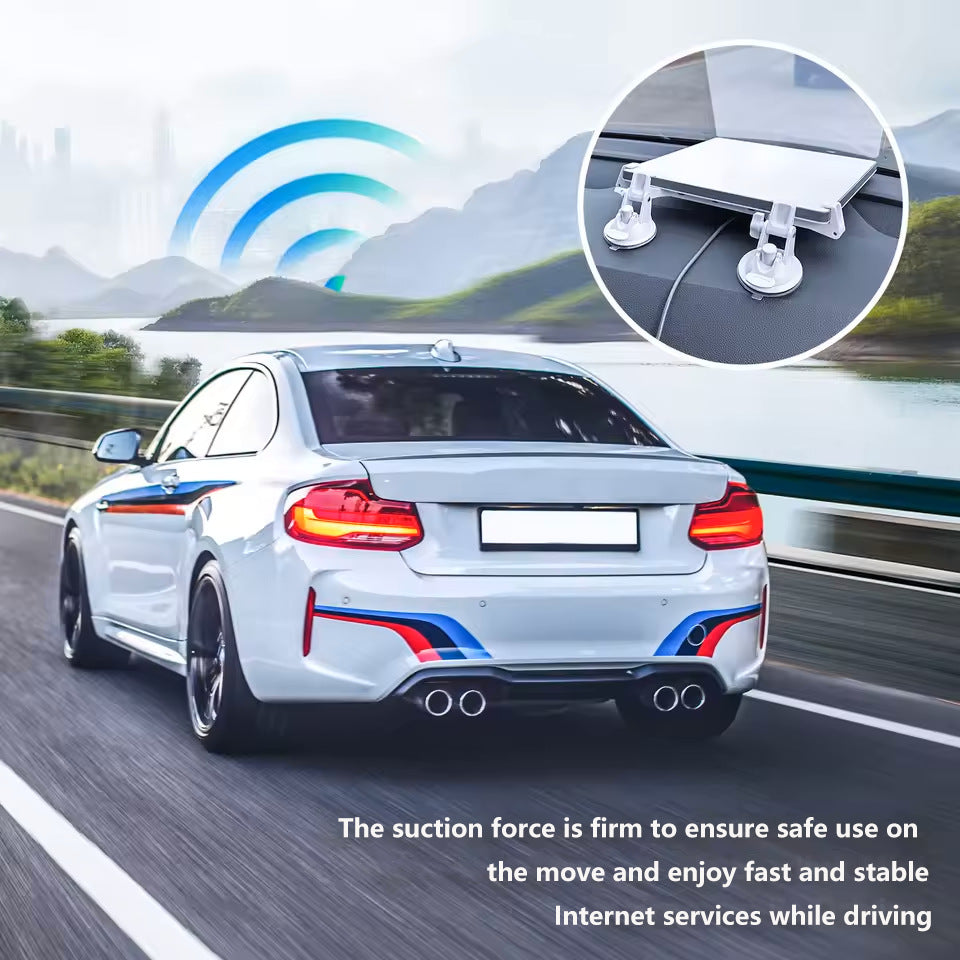 Starlink Mini Mount with Powerful Suction - Lightweight Flexible Installation on SUVs Vans RVs