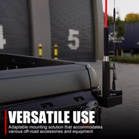 BYD SHARK 6 Bed Flag Pole Mount - 2025 Antenna Base Holder for Truck Bed
