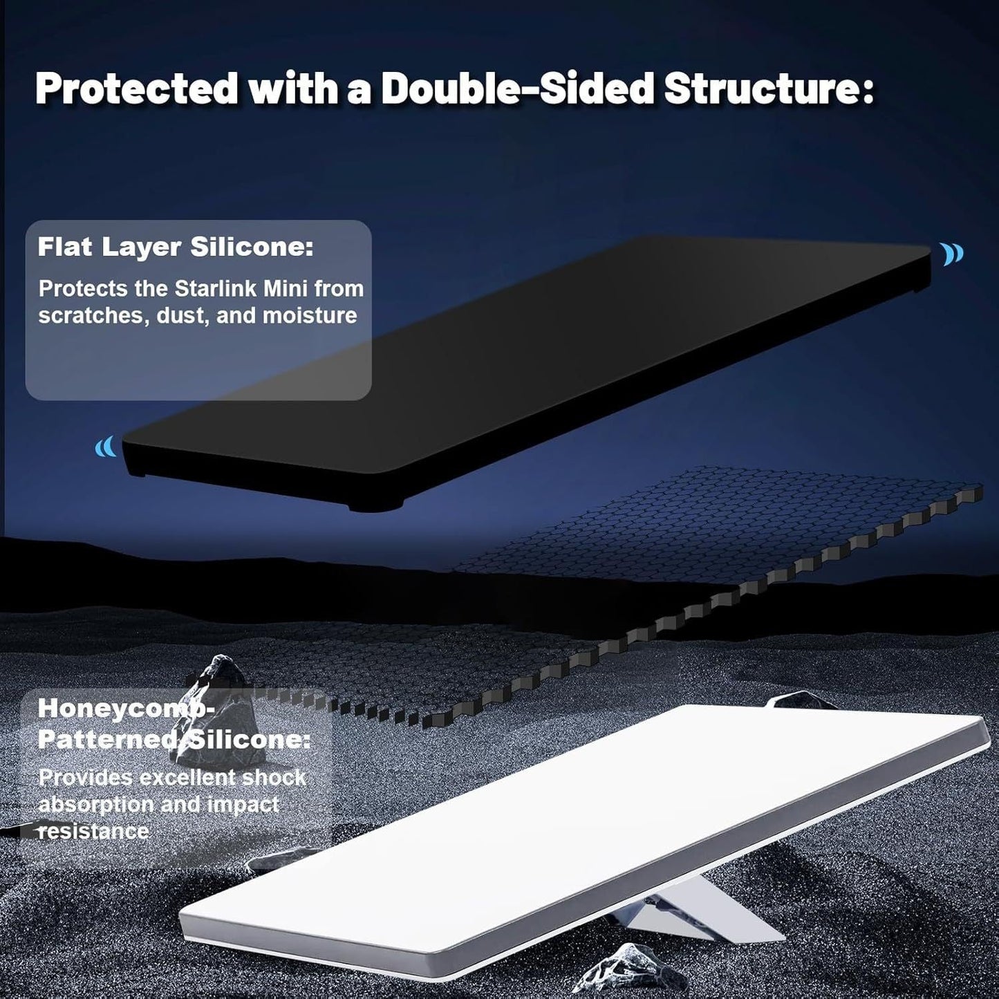 Silicone Protective Case Anti-Drop/Shockproof/Waterproof for Starlink Mini  Accessories