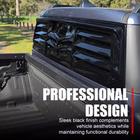 BYD Shark 6 Embellecedor oscurecedor de ventana trasera - Accesorios de modificación exterior de la camioneta Black Warrior