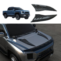 BYD Shark 6 تعديل غطاء المحرك إكسسوارات الديكور الخارجي لوحة تزيين غطاء المحرك Black Warrior