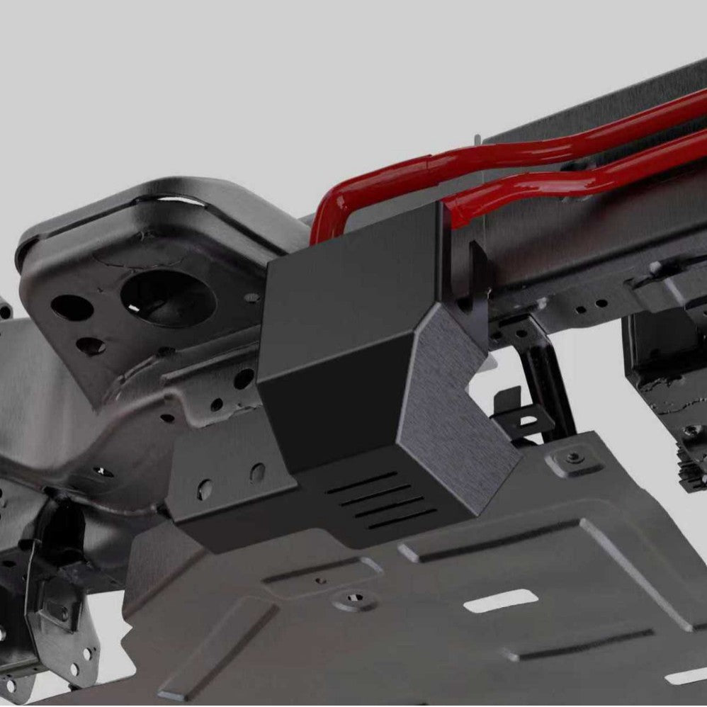 BYD Shark 6 Aluminum Alloy Condenser Harness Shield - Undercarriage Pipe Protection Cover