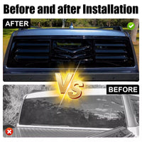 BYD Shark 6 Embellecedor oscurecedor de ventana trasera - Accesorios de modificación exterior de la camioneta Black Warrior
