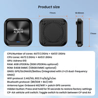 2026 Tesstudio CarPlay AI Box 4G——Universal Wireless Carplay/Android Auto Adapter