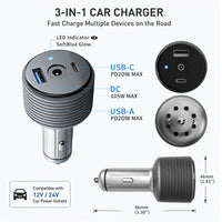 Starlink Mini Cigarette Lighter DC Step-Up Car Charger, 12/24V to 30V 3.5A