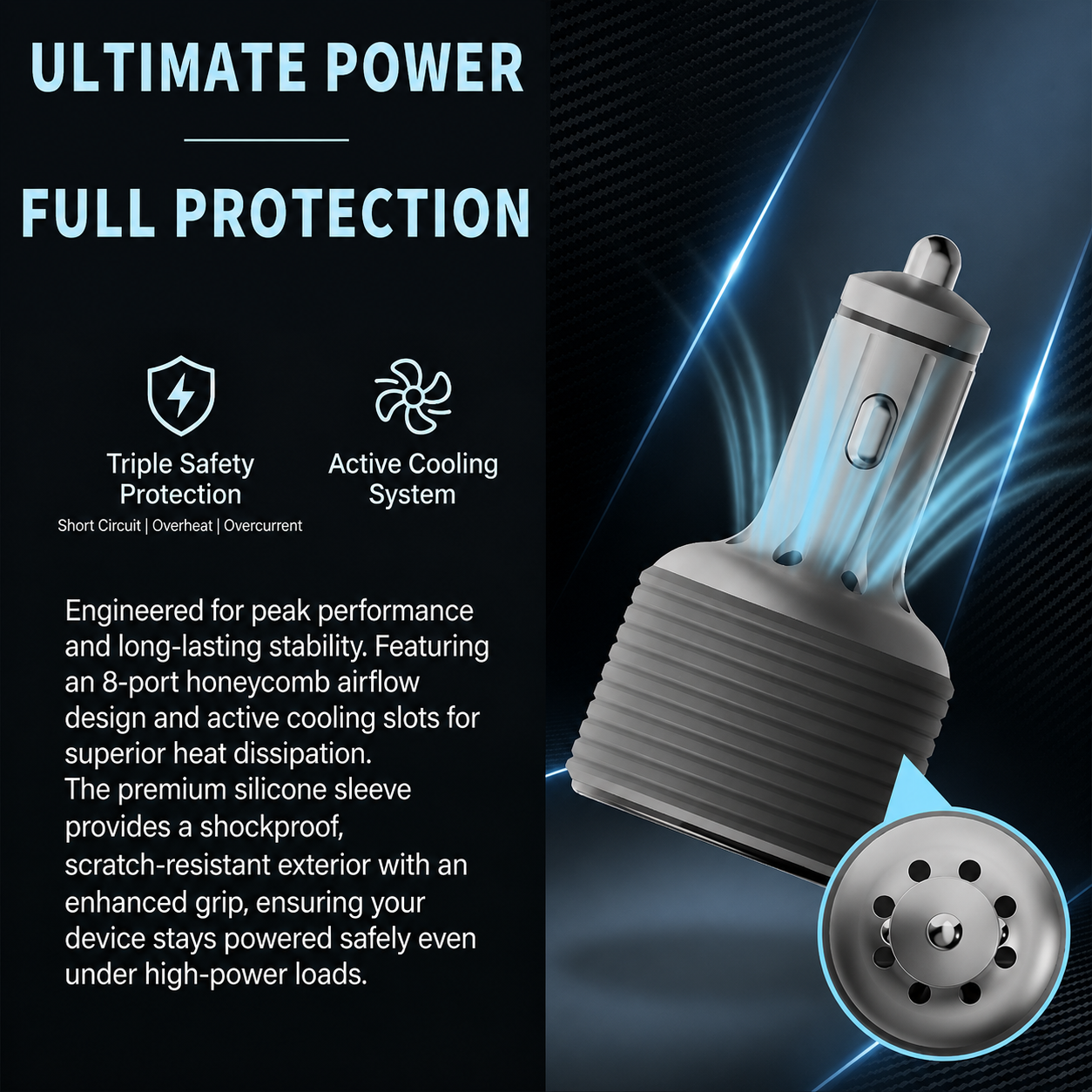 Starlink Mini Cigarette Lighter DC Step-Up Car Charger, 12/24V to 30V 3.5A