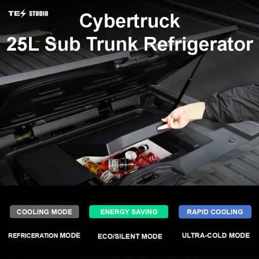 Compatible with Tesla Cybertruck Trunk Refrigerator 25L with APP Control Outdoor Camping Fridge