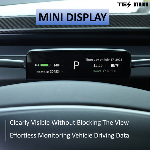 Turn Signal & Gear Shift Stalk With Mini Display For Tesla Model 3 Highland / Y Juniper
