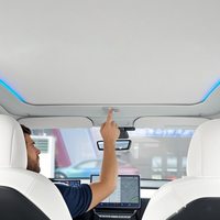 Tesla Model Y Juniper Electric Voice-Controlled Power Sunshade (2025+) - With Ambient Light