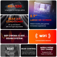 R89 Rear Entertainment Display Screen with Disney+ For Model 3/ Model Y (Feb 2019+) CTmods®