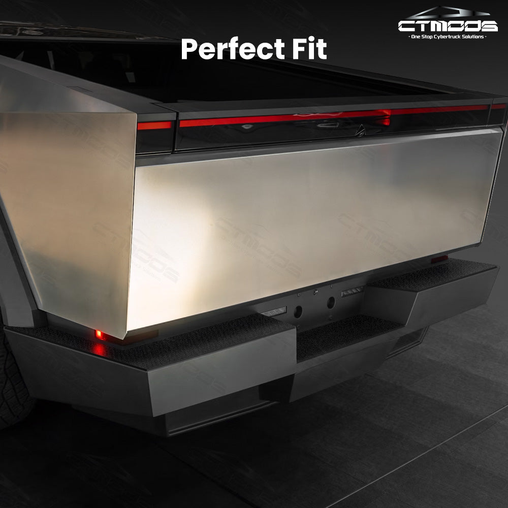 Rear Bumper Protector Stainless SteelTPE Material Cybertruck Accessories CTmods