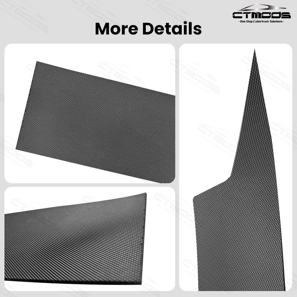 Rear Bumper Protector Stainless SteelTPE Material Cybertruck Accessories CTmods