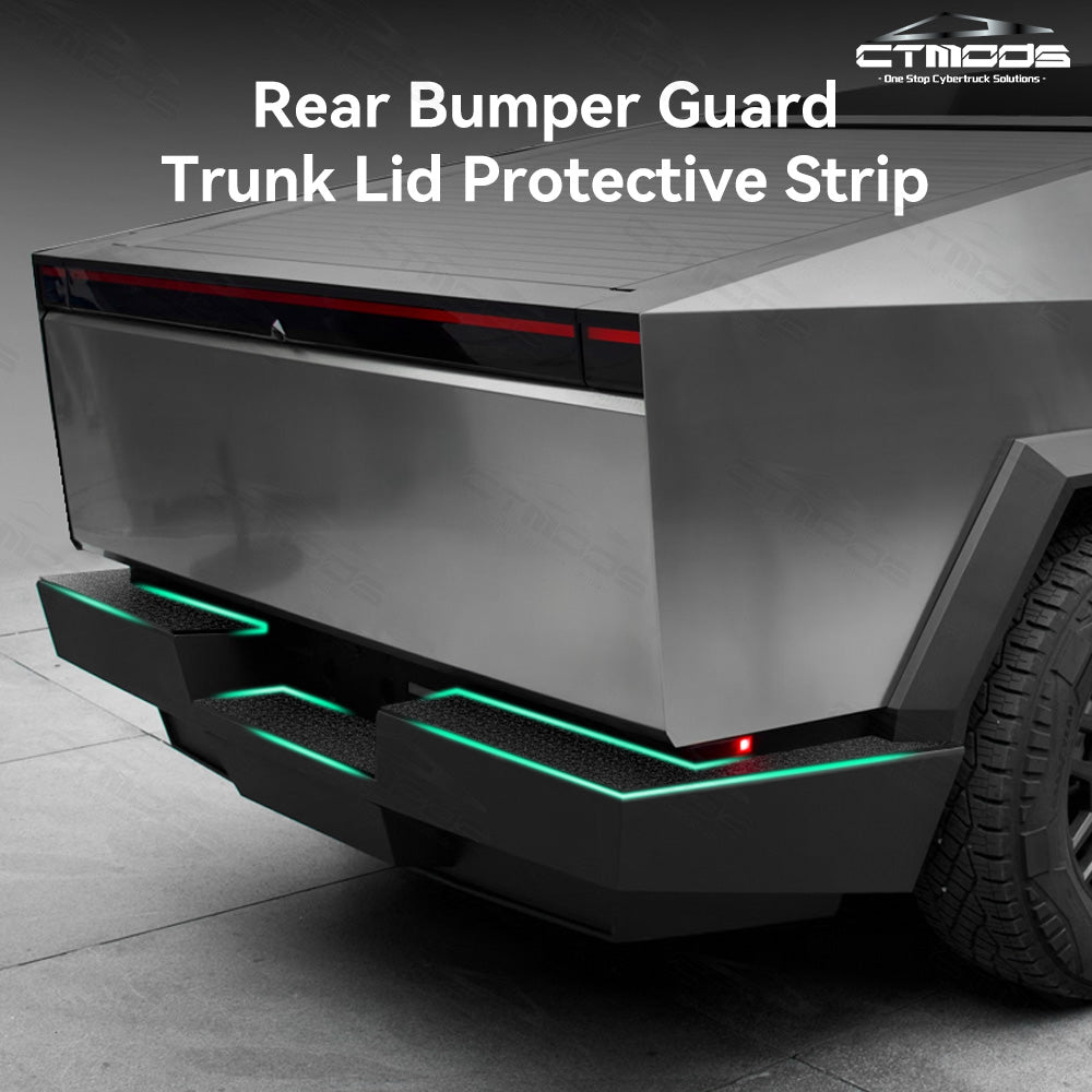 Rear Bumper Protector Stainless SteelTPE Material Cybertruck Accessories CTmods