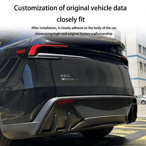 Rear Bumper Spoiler For Model Y Juniper Sleek Protection & Aerodynamic Upgrade