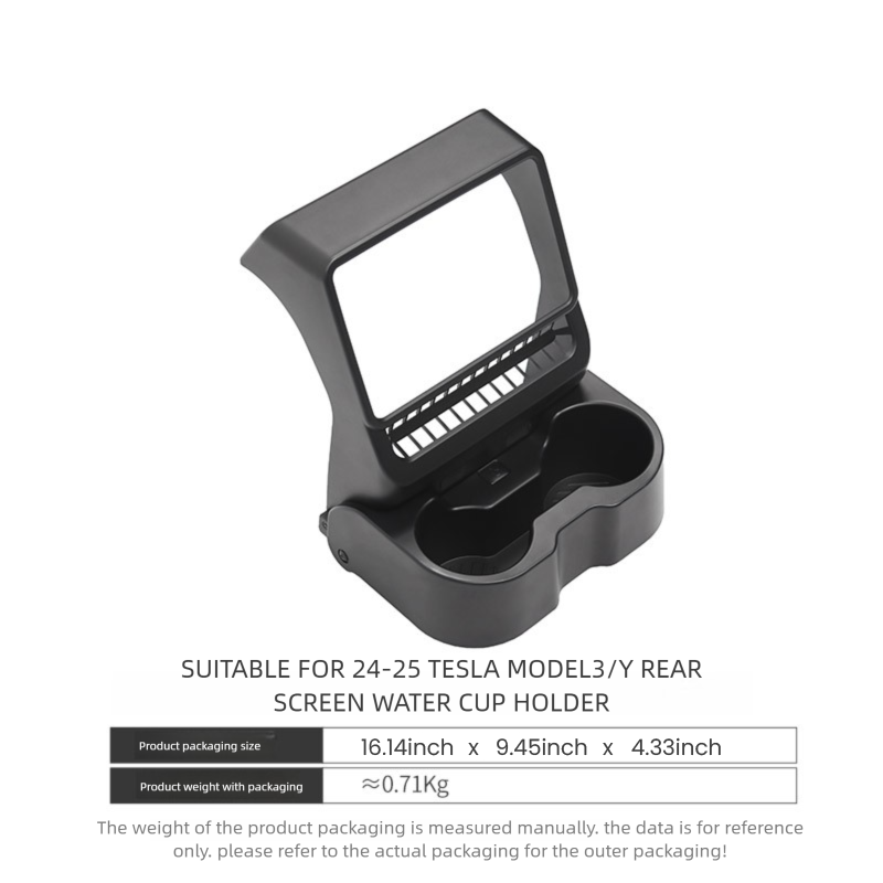 Rear Screen Cup Holder 3 in 1 for Model 3 Highland/ Model Y Juniper