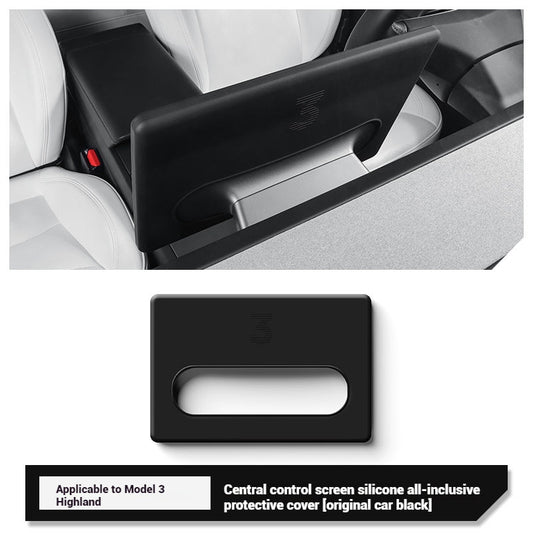 Silicone Central Screen Protector Frame For Tesla Model 3 Highland / Y Juniper