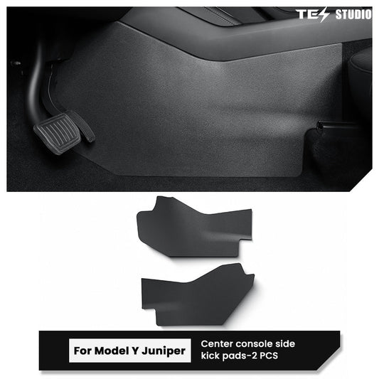 Rear Anti-kick Lower Pad Air Vent Guard Pedal Center Console Panel Protector (5Pcs) For Tesla Model Y Juniper
