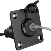 CTmods Starlink Mini no-drill aluminum cable routing panel with 5.5x2.1mm DC connector