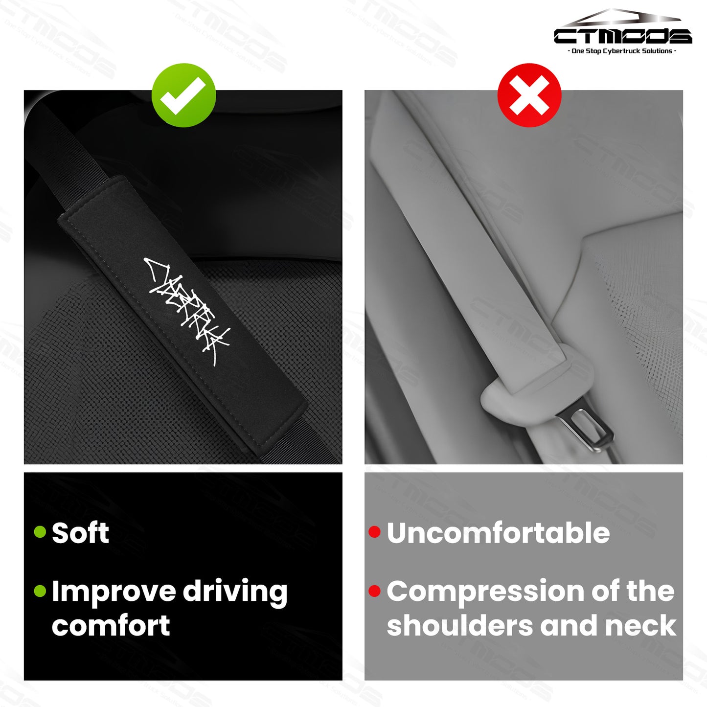Seat Belt Cushion Cover Cybertruck Accessories