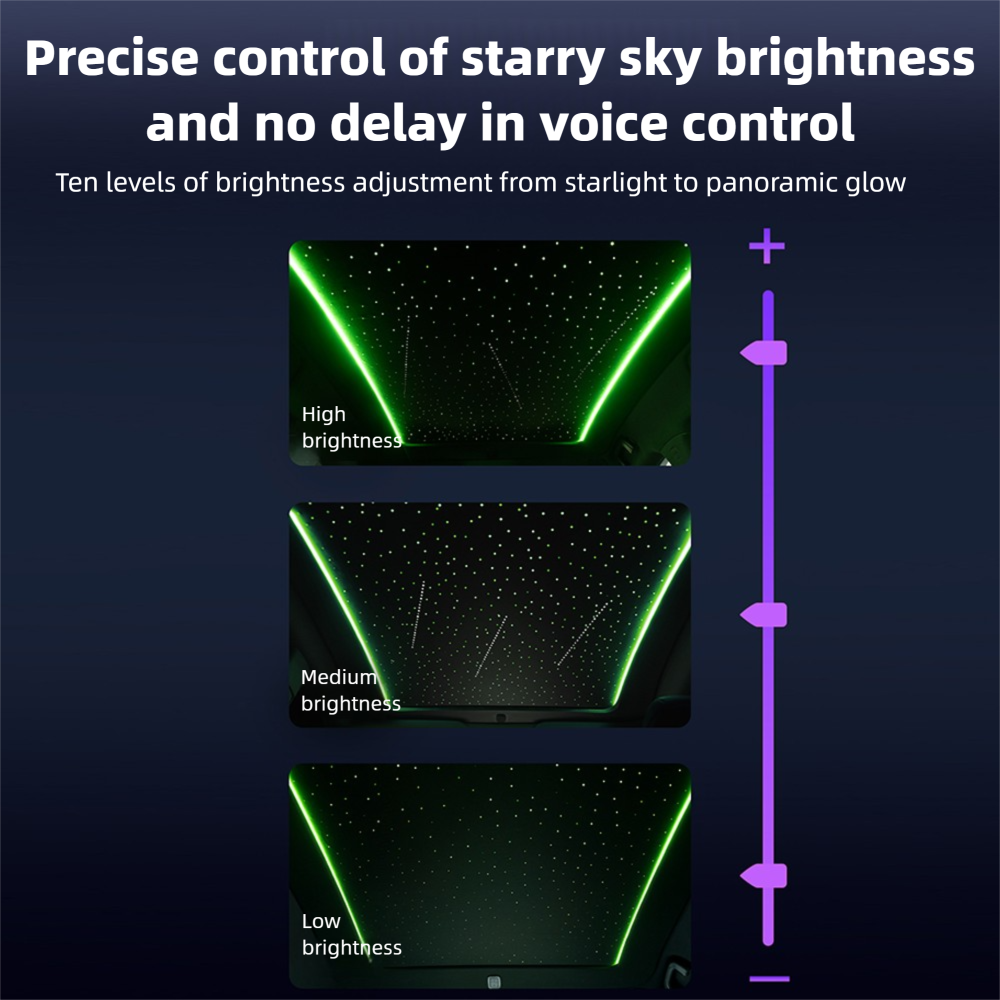 Ctmods Model Y/Cybertruck Electric Sunshade | Smart Power Sunshade with Rolls-Royce Style Starry Roof
