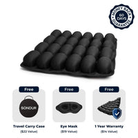 Long-Haul Mobility Cushion — on aircraft seat