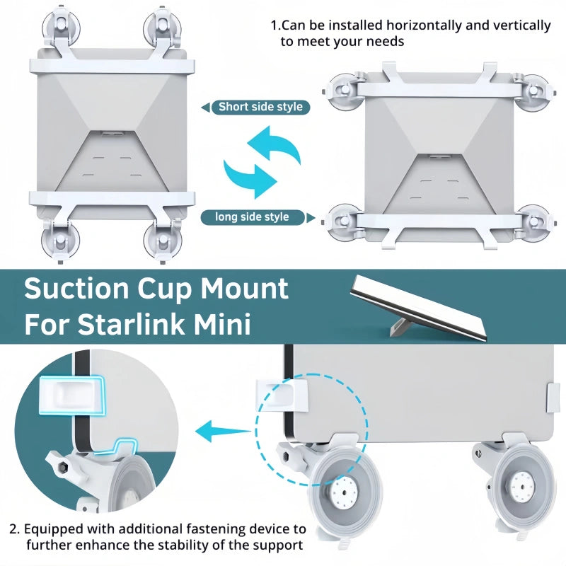 Starlink Mini Starlink Mini Mount with Powerful Suction - L view 11