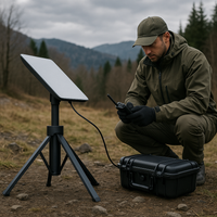 CTmods Starlink Mini Power Stand Tripod with 45000mAh Battery for Professional Outdoor and Emergency Internet Use