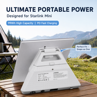 Starlink Mini Snap-Fit Travel Battery – 99Wh, LCD Display 27500mAh Portable Battery