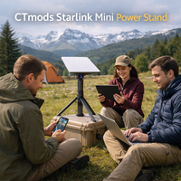 CTmods Starlink Mini Adjustable Power Stand Portable Tripod with 45000Ah Battery for Outdoor Internet