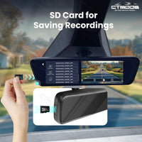 Streaming Rearview Mirror S8 Dual Channel Live Feed For Tesla Cybertruck Interior Accessories CTmods®
