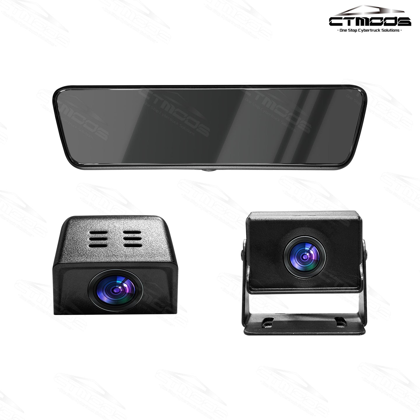 Streaming Rearview Mirror S8 Dual Channel Live Feed For Tesla Cybertruck Interior Accessories CTmods®
