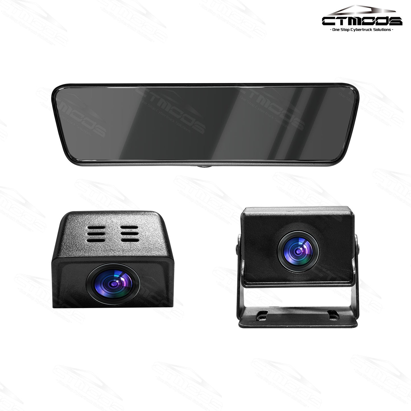 Streaming Rearview Mirror S8 Dual Channel Live Feed For Tesla Cybertruck Interior Accessories CTmods®