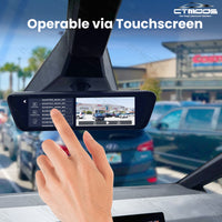 Streaming Rearview Mirror S8 Dual Channel Live Feed For Tesla Cybertruck Interior Accessories CTmods®