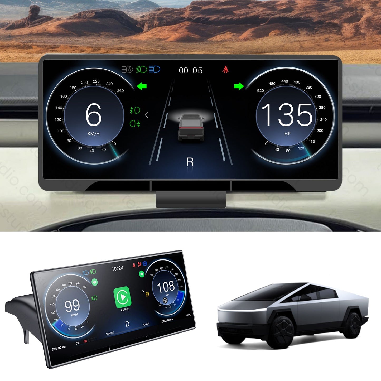 Owner's Choice For Tesla Cybertruck Accessories Interior Exterior