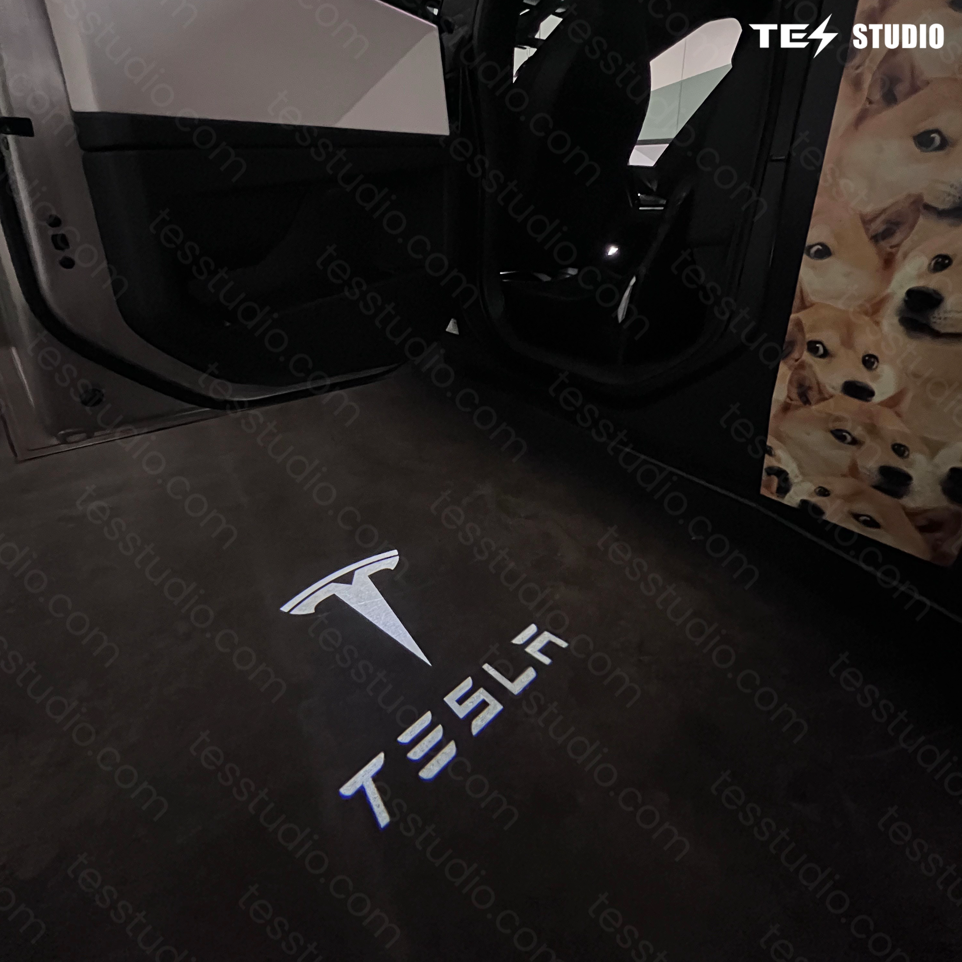 Projection Lights Cybertruck Welcome Puddle Lights For Tesla Cybertruck