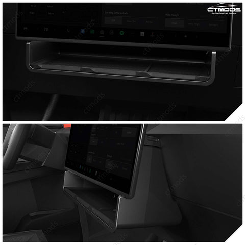 Tesla Cybertruck Under Screen Storage Organizer Storage Boxes Cybertruck Underseat Storage Bin Under Screen Storage Boxes Ctmods®