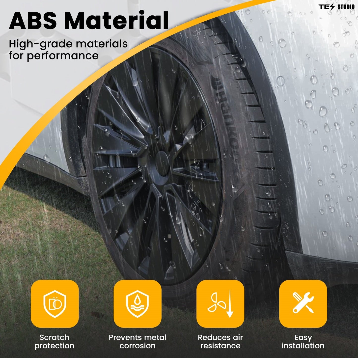 Hub Caps 19'' X Styel Wheel Cover Tire Accessories For Tesla Model Y