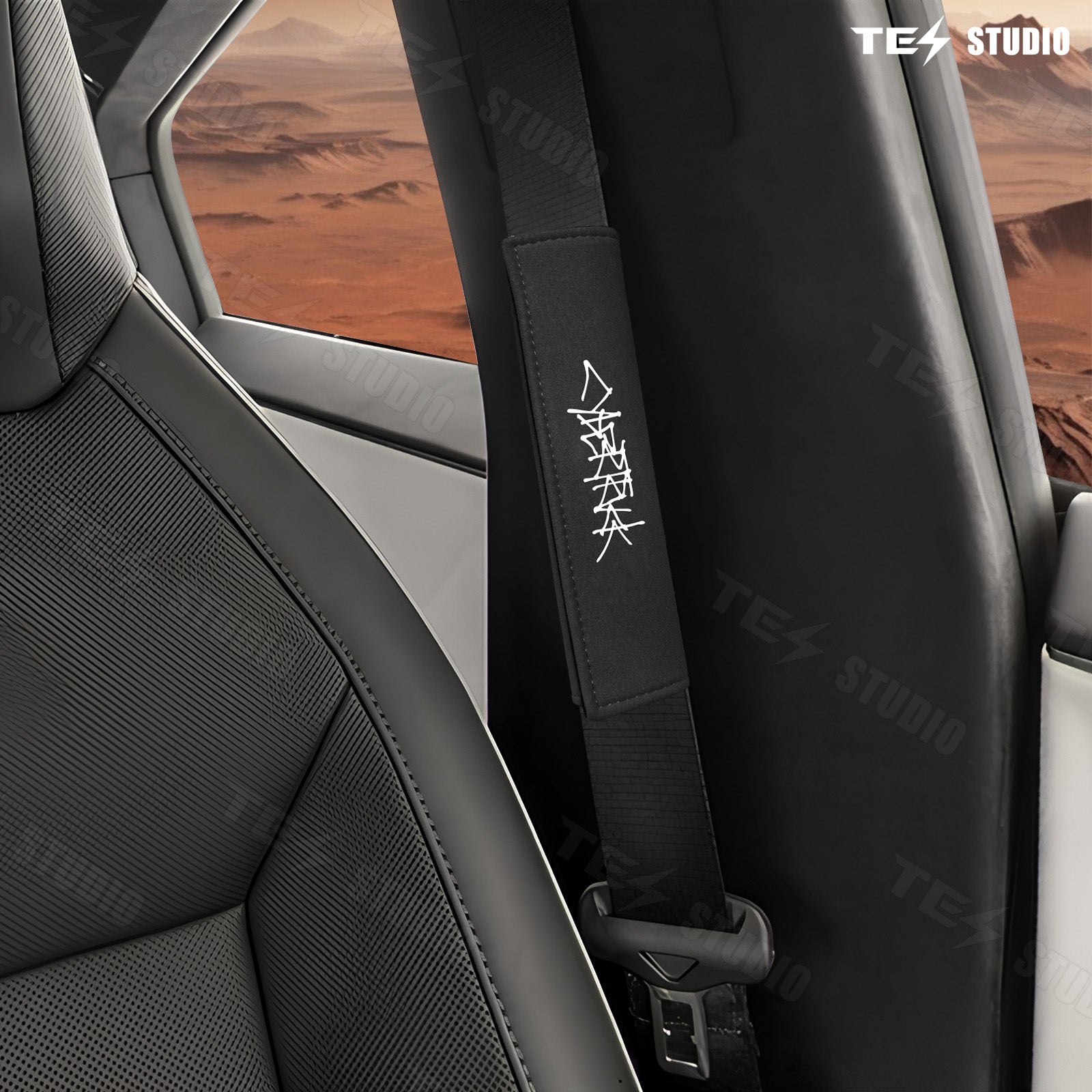 Tesla Cybertruck Seat Belt Covers Comfort Shoulder Neck Protector