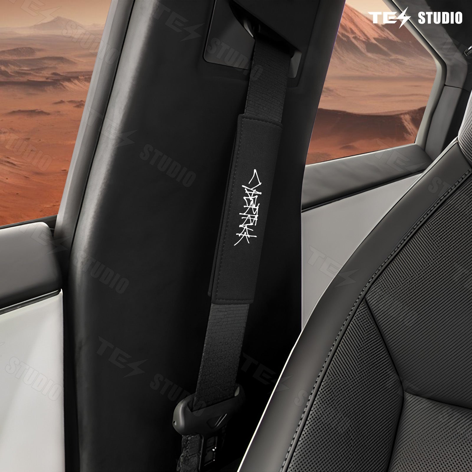 Tesla Cybertruck Seat Belt Covers Comfort Shoulder Neck Protector