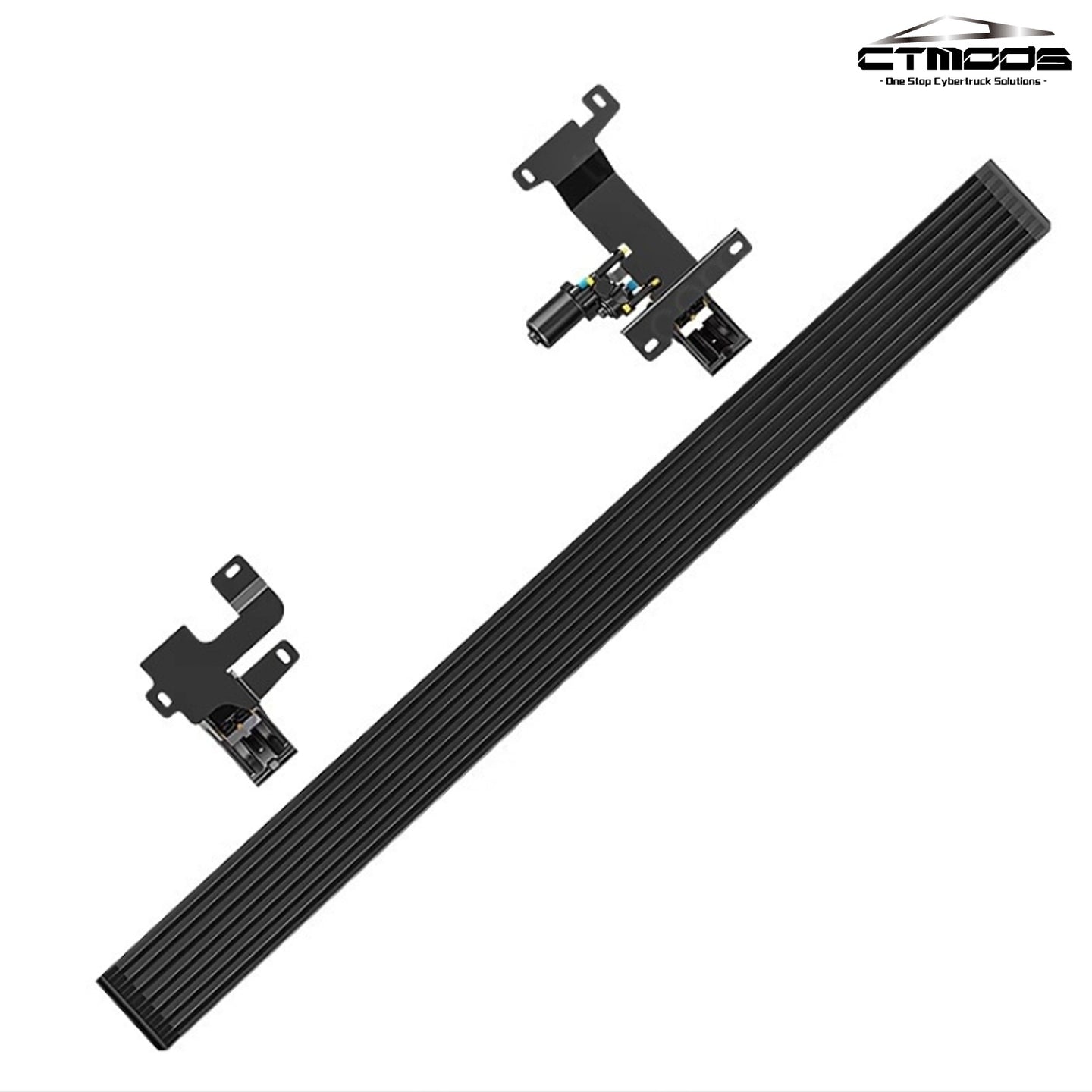 Tesla Cybertruck Accessories Deployable Electric Running Boards Side Steps Exterior Brackets Nerf Bars CTmods®